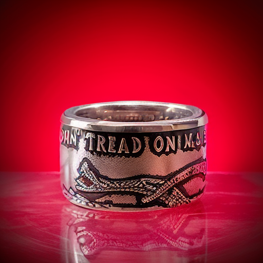 Dont Tread On Me Ring | Coinage Rings® | Made from 999 Fine Silver image 1