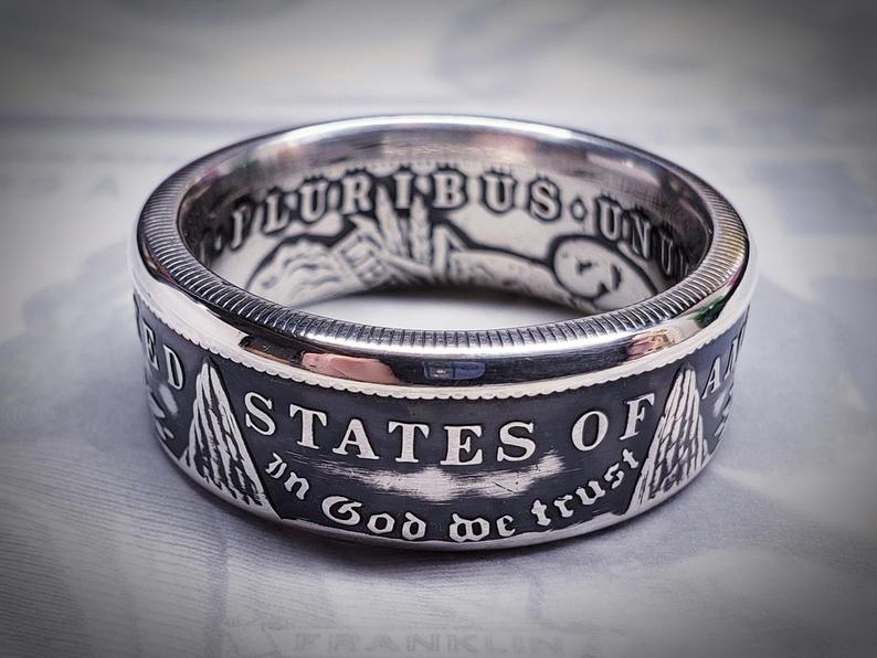 Morgan Silver Dollar Coin Ring | Made from 999 Fine Silver image 1